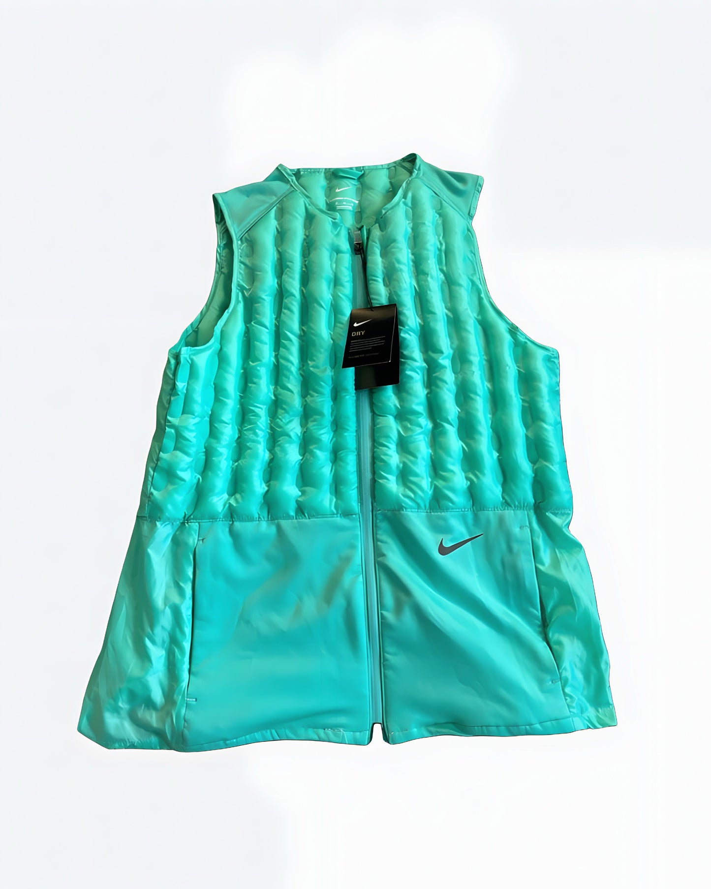 Doudoune sans manches running - vert