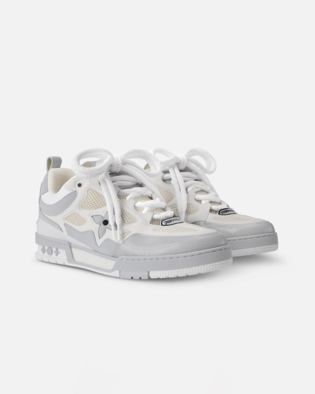 Chaussures de luxe skate - blanc/gris