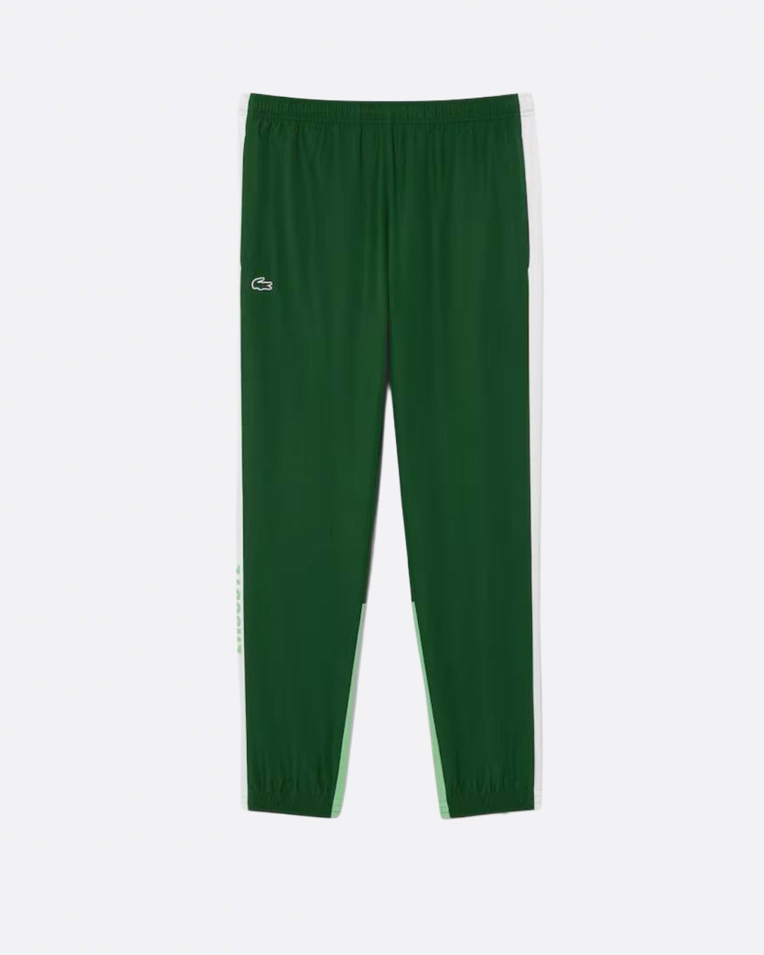 Jogging coton - vert/blanc