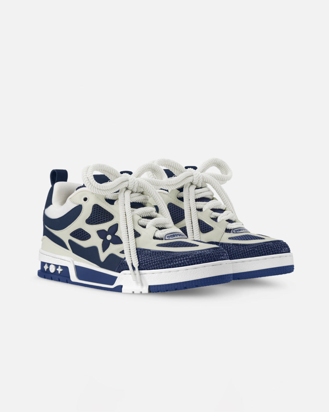 Chaussures de luxe skate - bleu/blanc