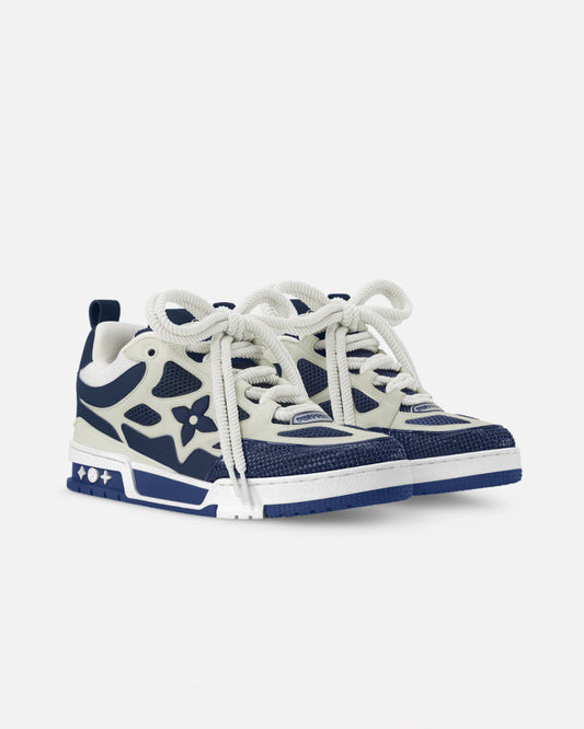 Chaussures de luxe skate - bleu/blanc