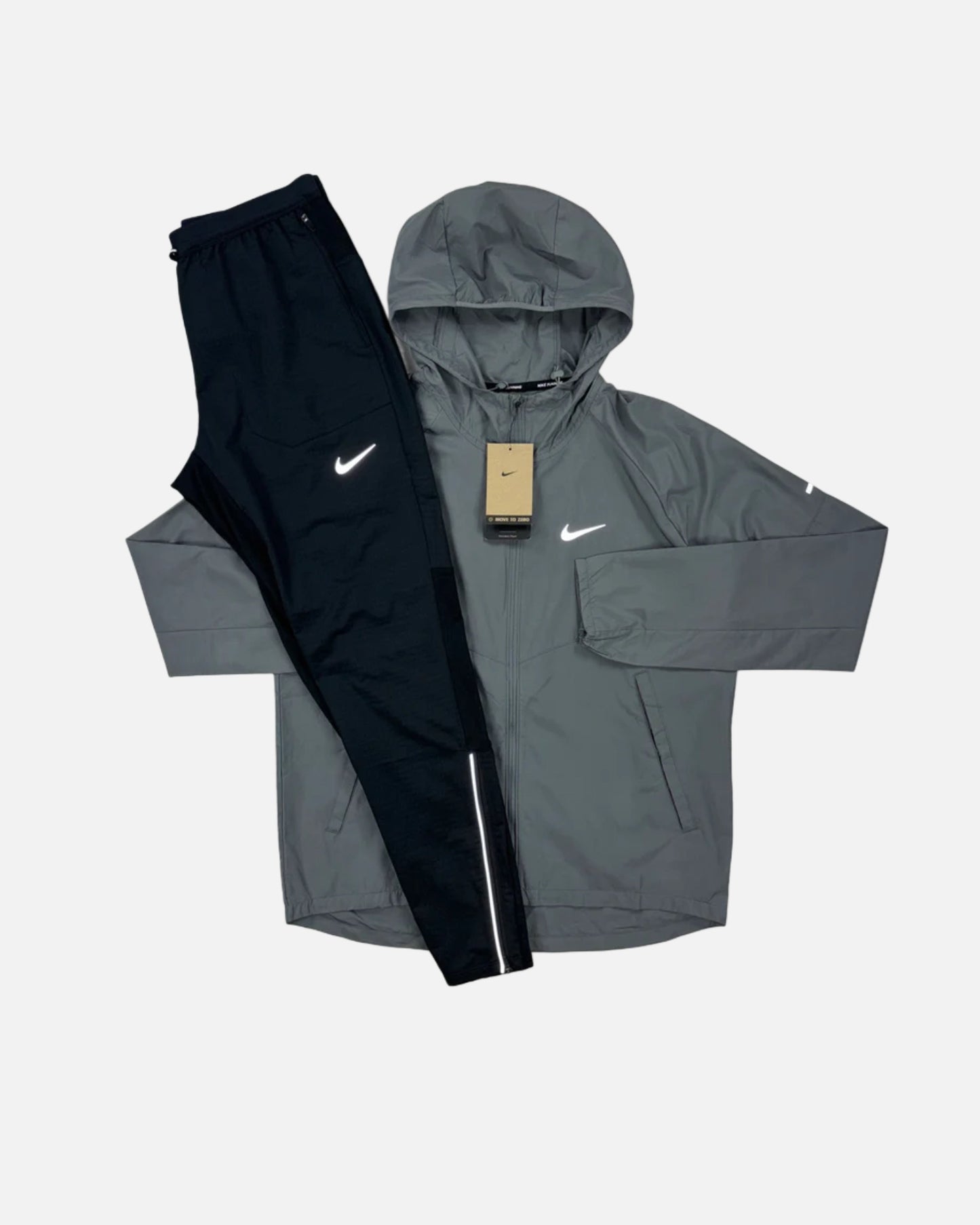 Ensemble running - noir/gris