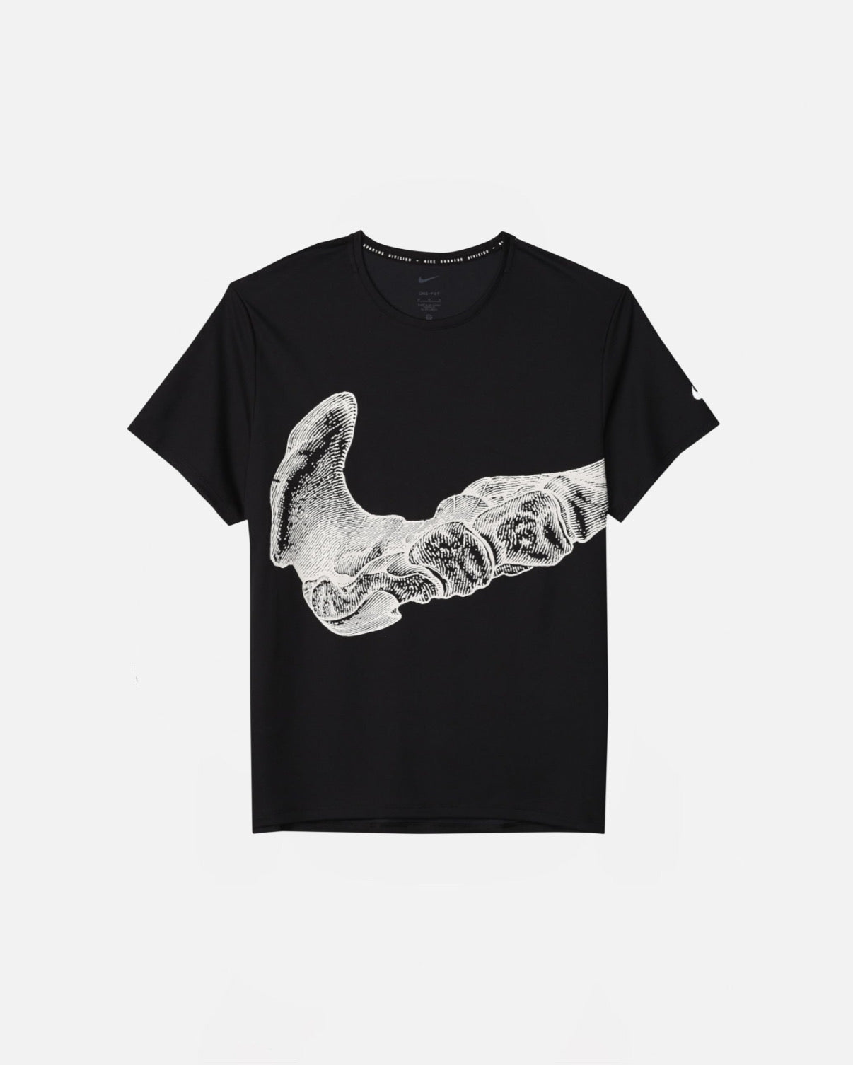 T-shirt running - noir/blanc