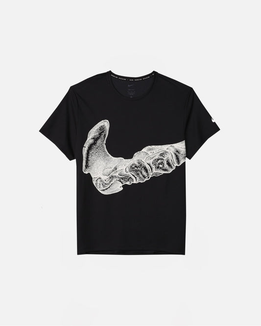 T-shirt running - noir/blanc