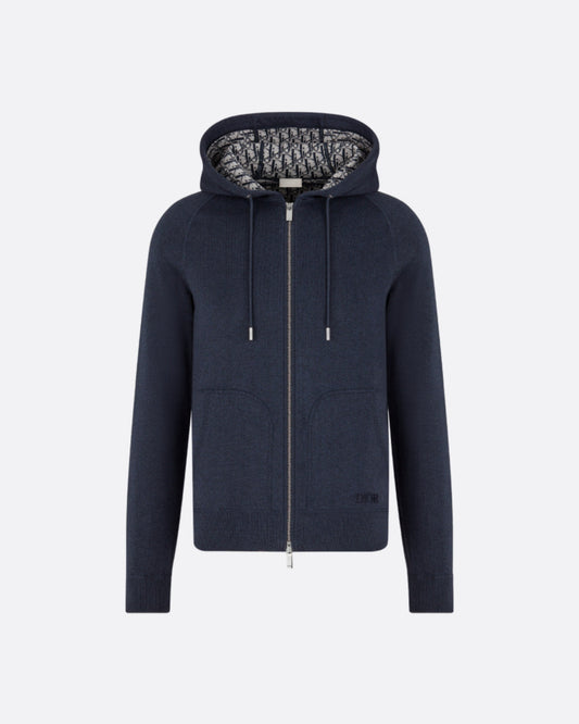 Veste à zip - bleu nuit