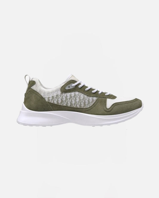 Chaussures de luxe B25 - vert/blanc