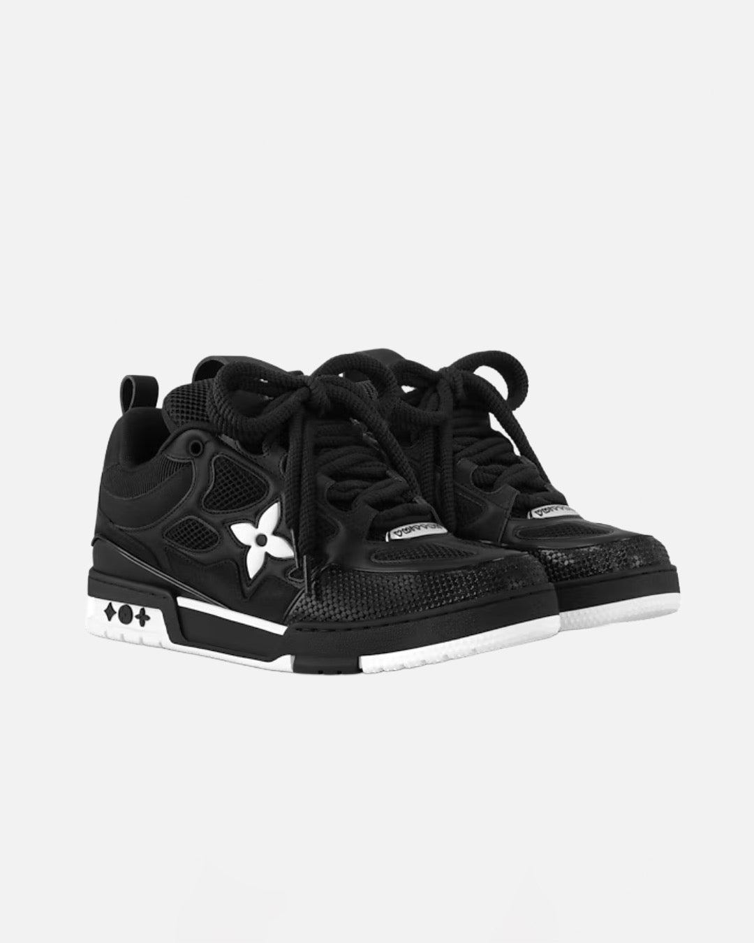Chaussures de luxe skate - noir/blanc