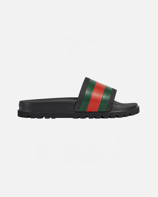 Claquettes - noir/vert/rouge
